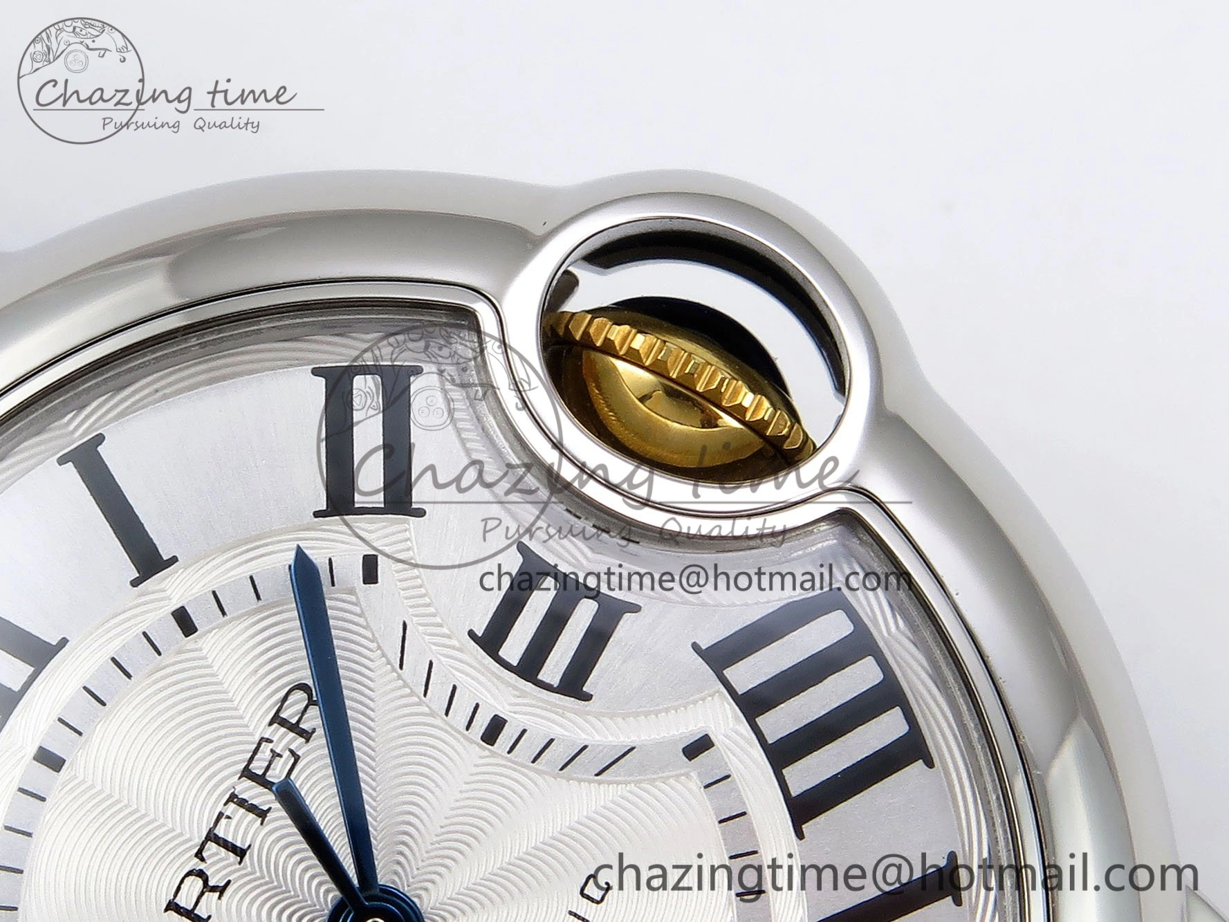 Ballon Bleu 33mm SS YG AF 1:1 Best Edition Silver Dial on SS YG Bracelet SEIKO NH05A Bright 6036