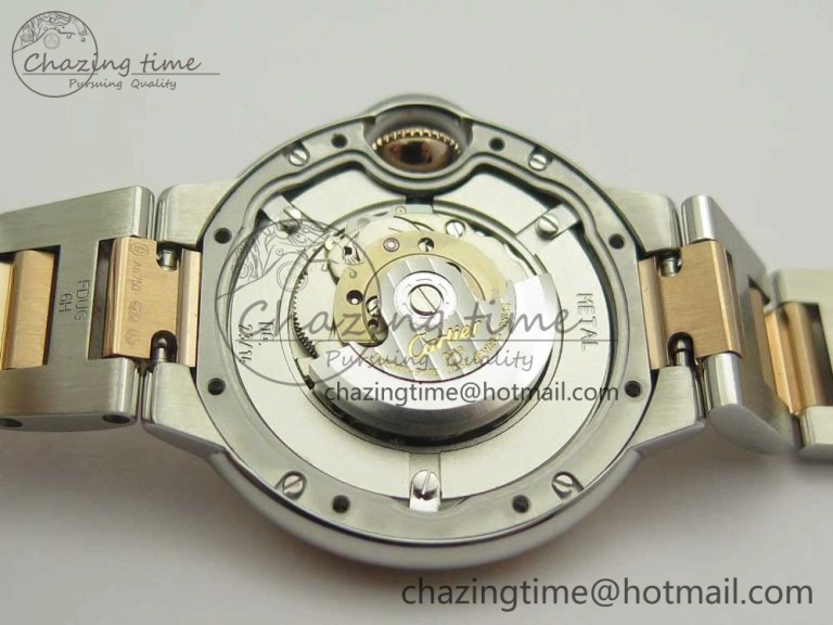 UrbanStyle Ballon Bleu 33mm V6F 1:1 Best Edition SS RG White Texture Dial on SS RG Bracelet SEIKO NH05A 6184