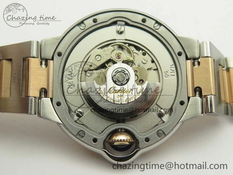 UrbanStyle Ballon Bleu 33mm V6F 1:1 Best Edition SS RG White Texture Dial on SS RG Bracelet SEIKO NH05A 6184