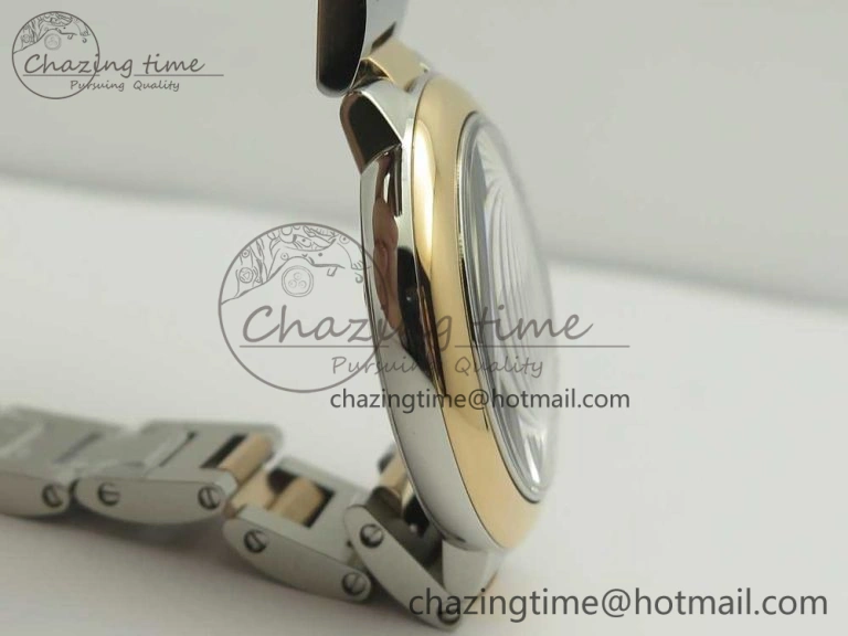 UrbanStyle Ballon Bleu 33mm V6F 1:1 Best Edition SS RG White Texture Dial on SS RG Bracelet SEIKO NH05A 6184