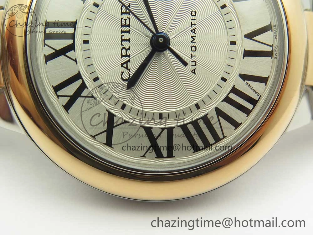 UrbanStyle Ballon Bleu 33mm V6F 1:1 Best Edition SS RG White Texture Dial on SS RG Bracelet SEIKO NH05A 6184