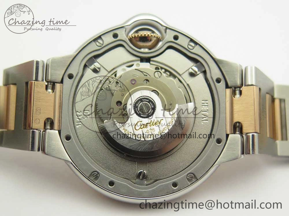 UrbanStyle Ballon Bleu 33mm V6F 1:1 Best Edition SS RG White Texture Dial on SS RG Bracelet SEIKO NH05A 6184