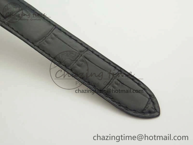 Ballon Bleu 36mm Crystal SS TWF Best Edition Crystal Dial On Black Leather Strap Quartz WeatherProof 10723