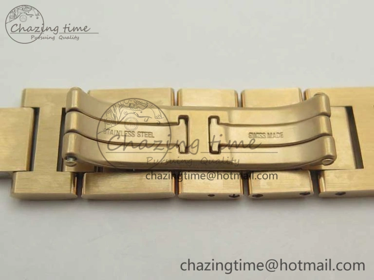 HighQuality Ballon Bleu 36mm RG V6F 1:1 Best Edition Pink MOP Dial Crystal Bezel on RG Bracelet SEIKO NH05A 10704