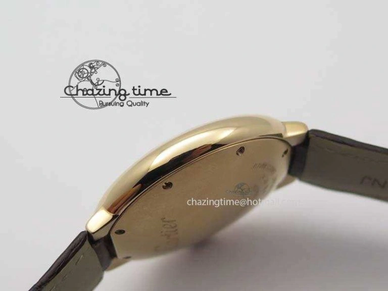 Ballon Bleu 36mm RG V6F Best Edition White Dial On Brown Leather SEIKO NH05A V Stretchable 6303