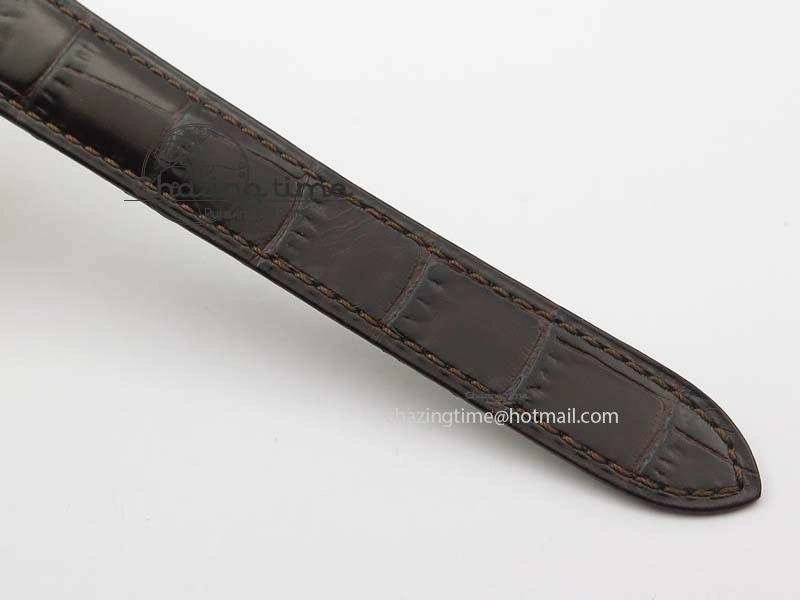 Ballon Bleu 36mm RG V6F Best Edition White Dial On Brown Leather SEIKO NH05A V Stretchable 6303