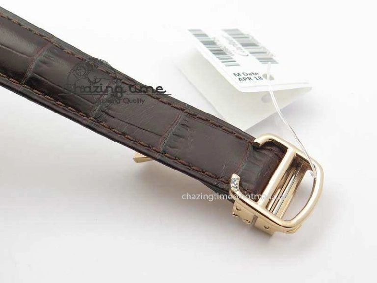 Ballon Bleu 36mm RG V6F Best Edition White Dial On Brown Leather SEIKO NH05A V Stretchable 6303