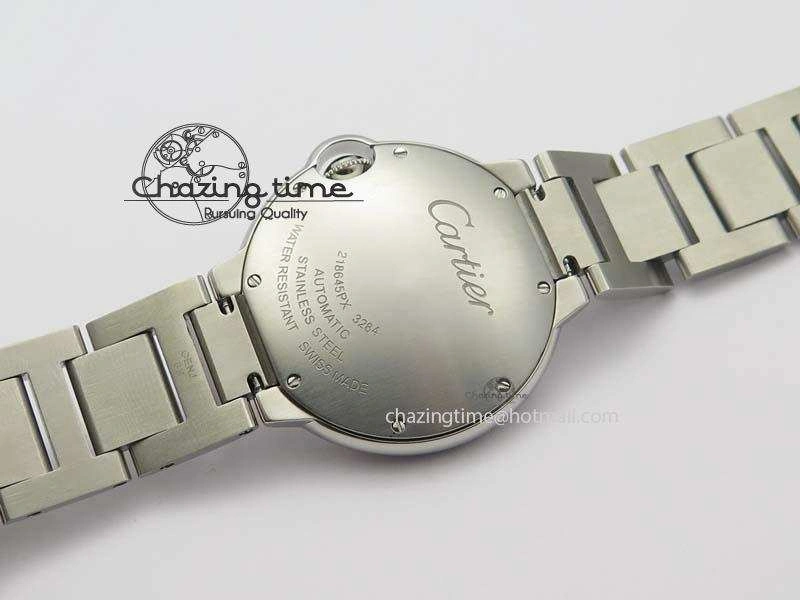 Ballon Bleu 36mm SS V6F 1:1 Best Edition Pink Dial On SS Bracelet SEIKO NH05A Popular 6301