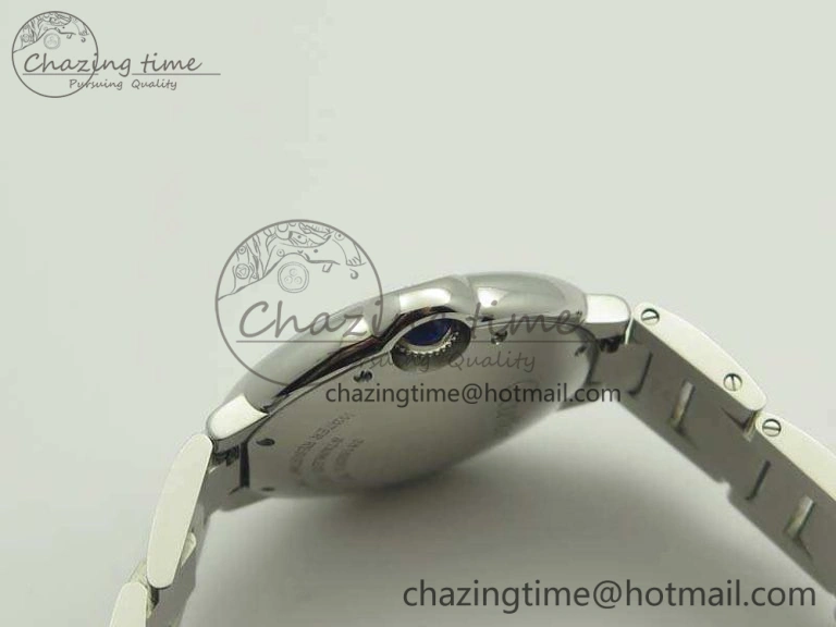 Ballon Bleu 36mm SS V6F 1:1 Best Edition White MOP Dial On SS Bracelet Quartz Durable 10744