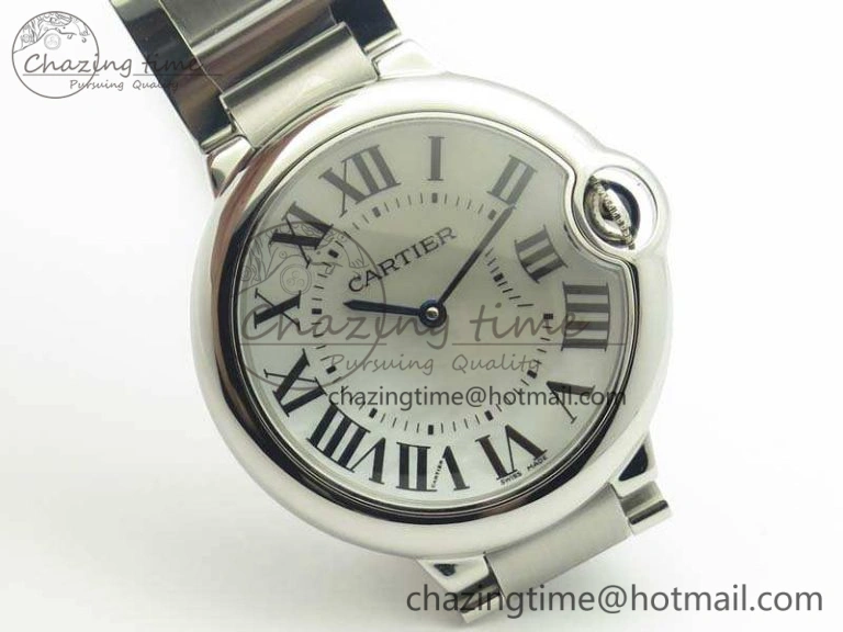 Ballon Bleu 36mm SS V6F 1:1 Best Edition White MOP Dial On SS Bracelet Quartz Durable 10744