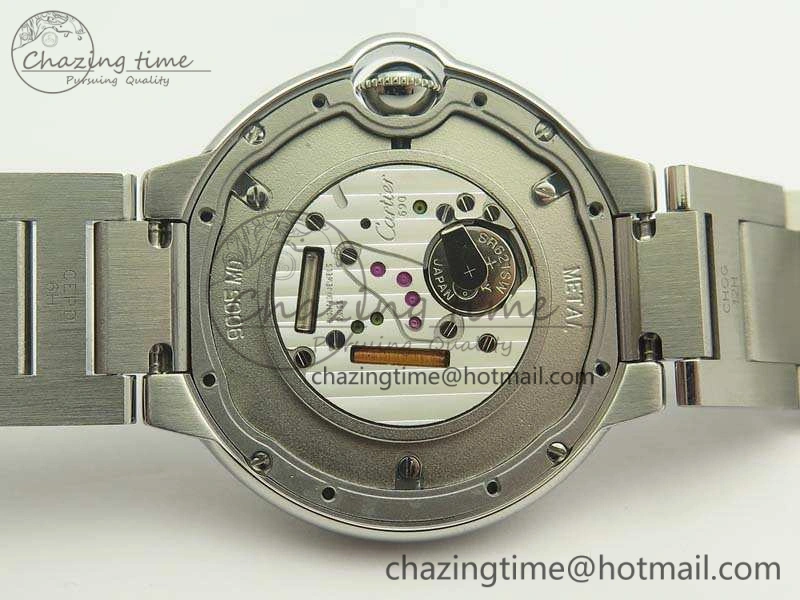 Ballon Bleu 36mm SS V6F 1:1 Best Edition White MOP Dial On SS Bracelet Quartz Durable 10744