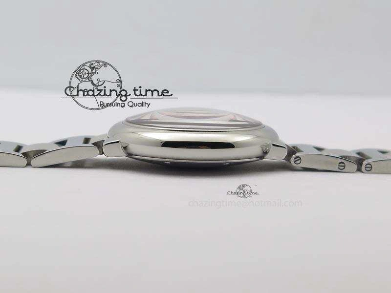 RelaxedFit Ballon Bleu 36mm SS V6F Best Edition Pink Textured Dial On SS Bracelet Ronda Quartz 10782
