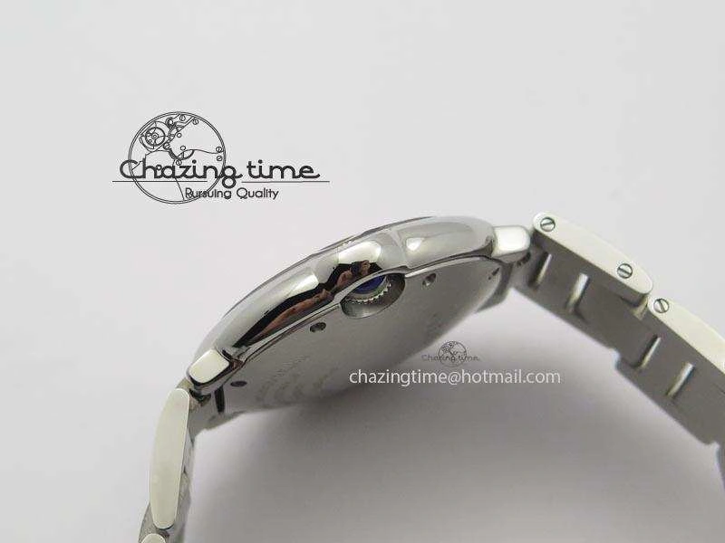 RelaxedFit Ballon Bleu 36mm SS V6F Best Edition Pink Textured Dial On SS Bracelet Ronda Quartz 10782