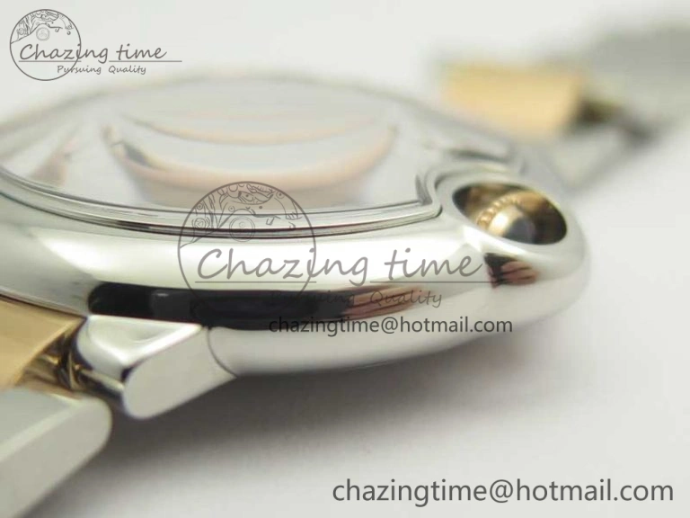 Modern Ballon Bleu 36mm SS RG V6F 1:1 Best Edition White MOP Dial on SS RG Bracelet Ronda Quartz 10677
