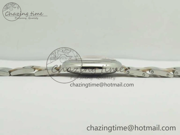 Modern Ballon Bleu 36mm SS RG V6F 1:1 Best Edition White MOP Dial on SS RG Bracelet Ronda Quartz 10677