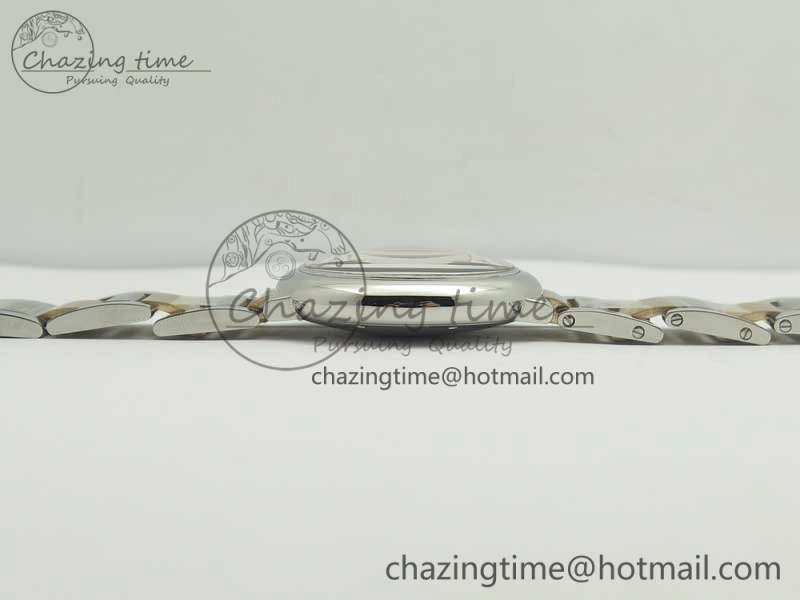 Modern Ballon Bleu 36mm SS RG V6F 1:1 Best Edition White MOP Dial on SS RG Bracelet Ronda Quartz 10677