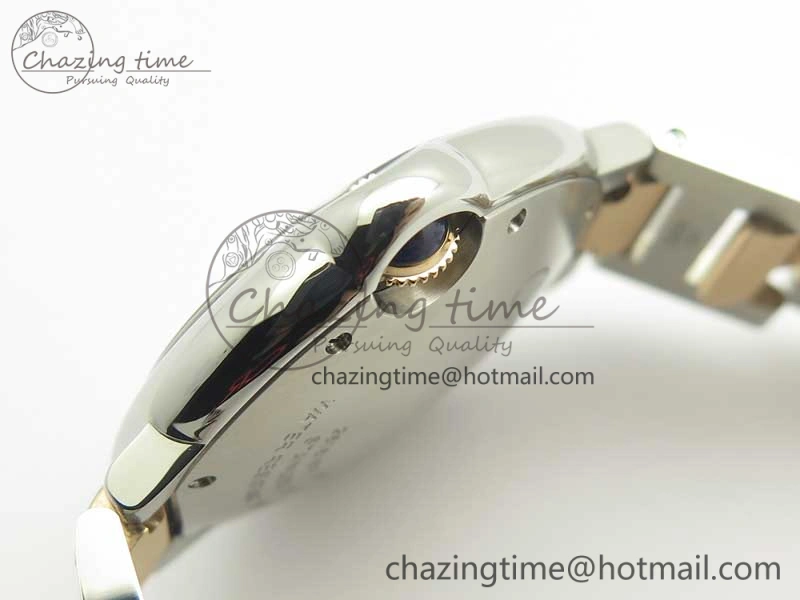 Modern Ballon Bleu 36mm SS RG V6F 1:1 Best Edition White MOP Dial on SS RG Bracelet Ronda Quartz 10677
