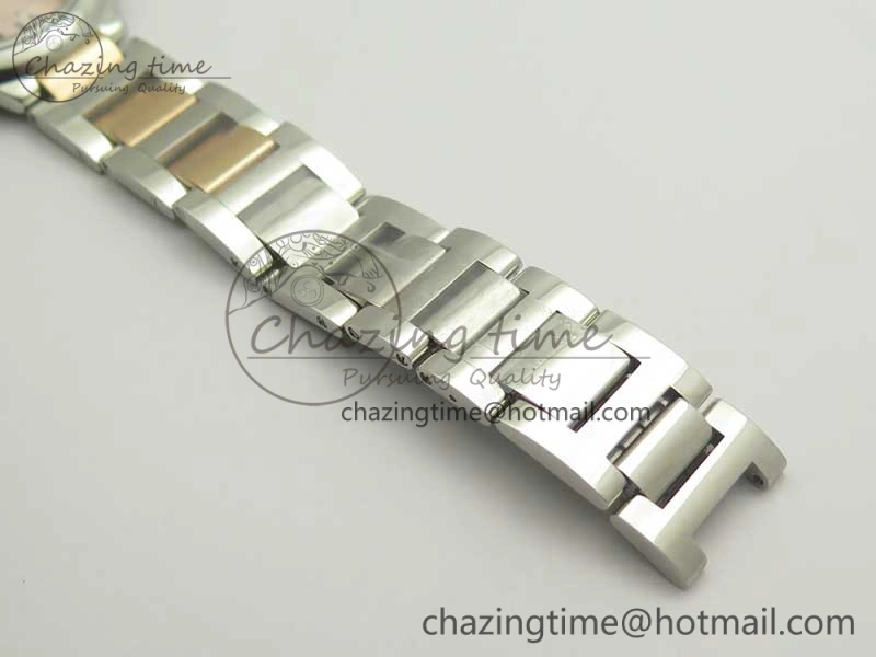 Modern Ballon Bleu 36mm SS RG V6F 1:1 Best Edition White MOP Dial on SS RG Bracelet Ronda Quartz 10677