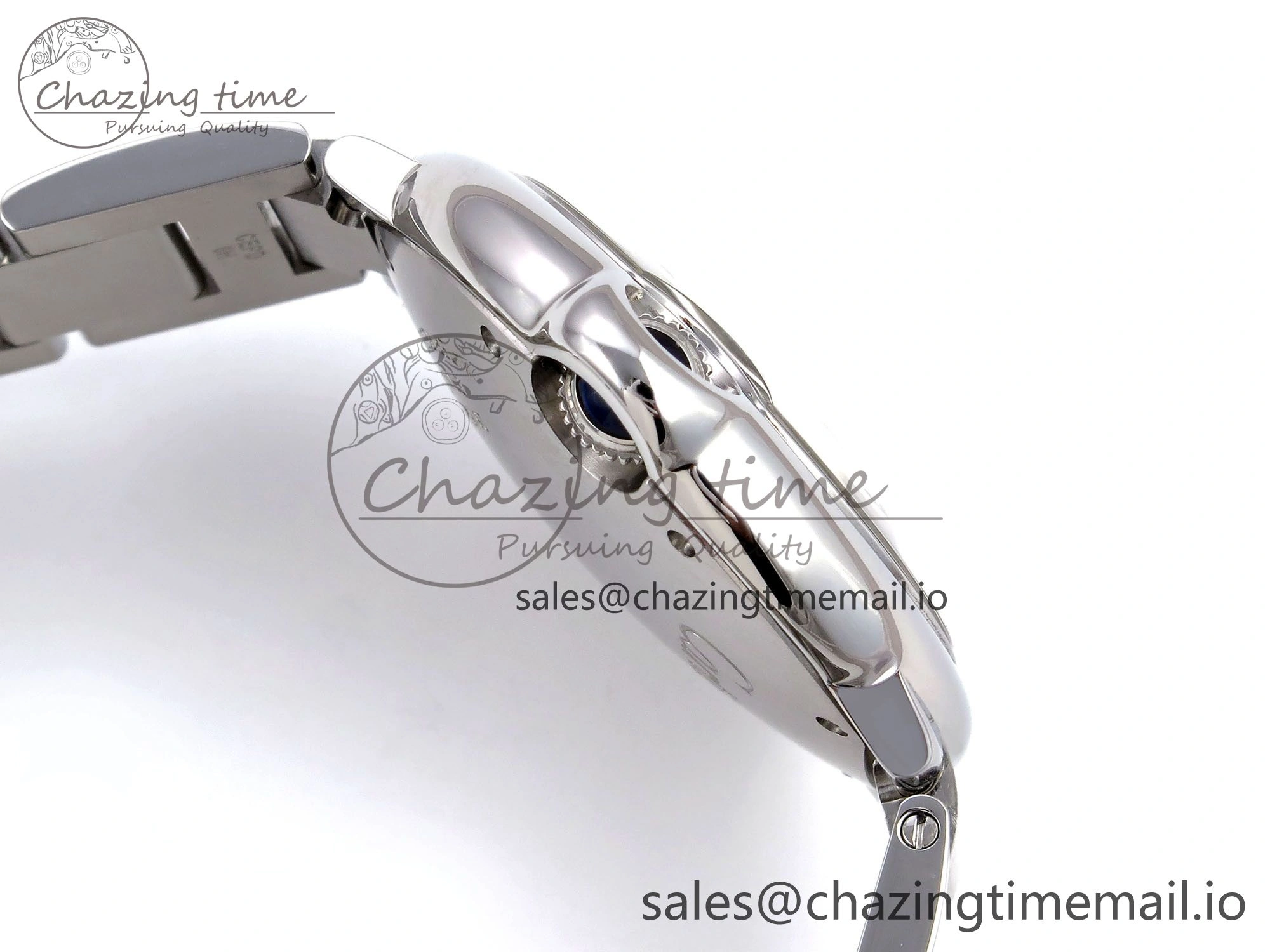 QuickDry Ballon Bleu 36mm V6F 1:1 Best Edition White Dial on SS Bracelet A 5913