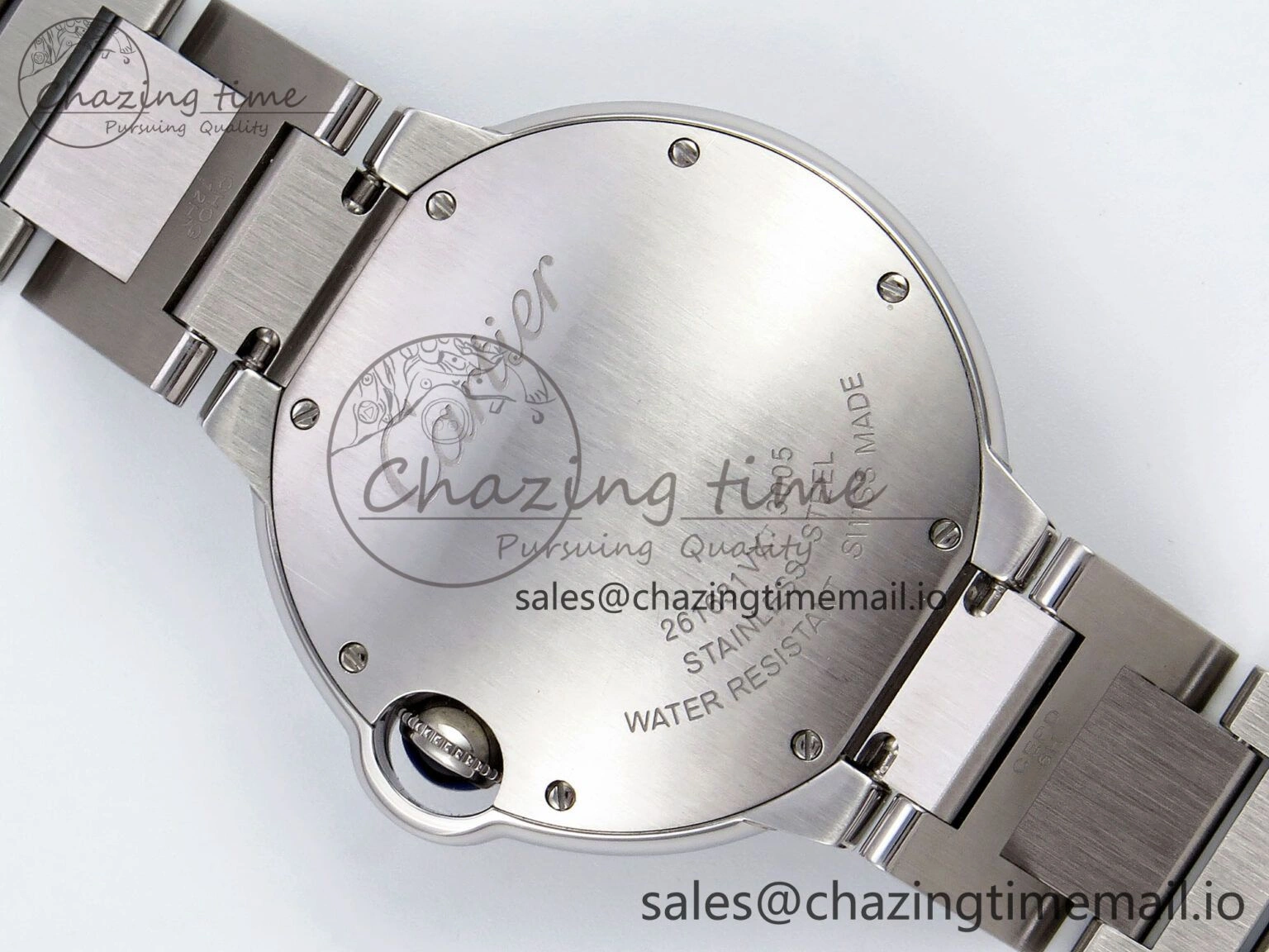 QuickDry Ballon Bleu 36mm V6F 1:1 Best Edition White Dial on SS Bracelet A 5913