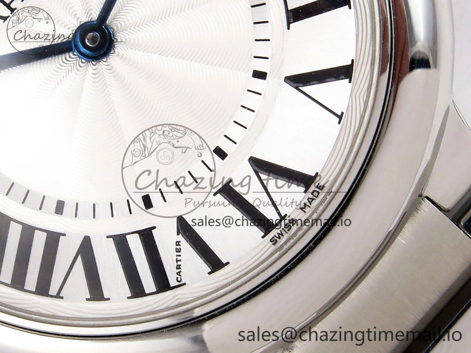 QuickDry Ballon Bleu 36mm V6F 1:1 Best Edition White Dial on SS Bracelet A 5913