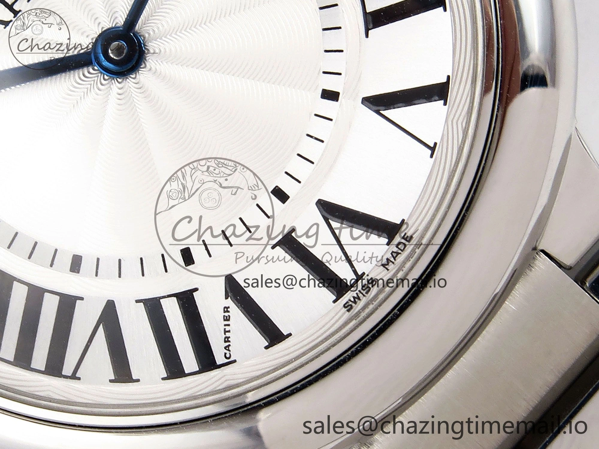 QuickDry Ballon Bleu 36mm V6F 1:1 Best Edition White Dial on SS Bracelet A 5913