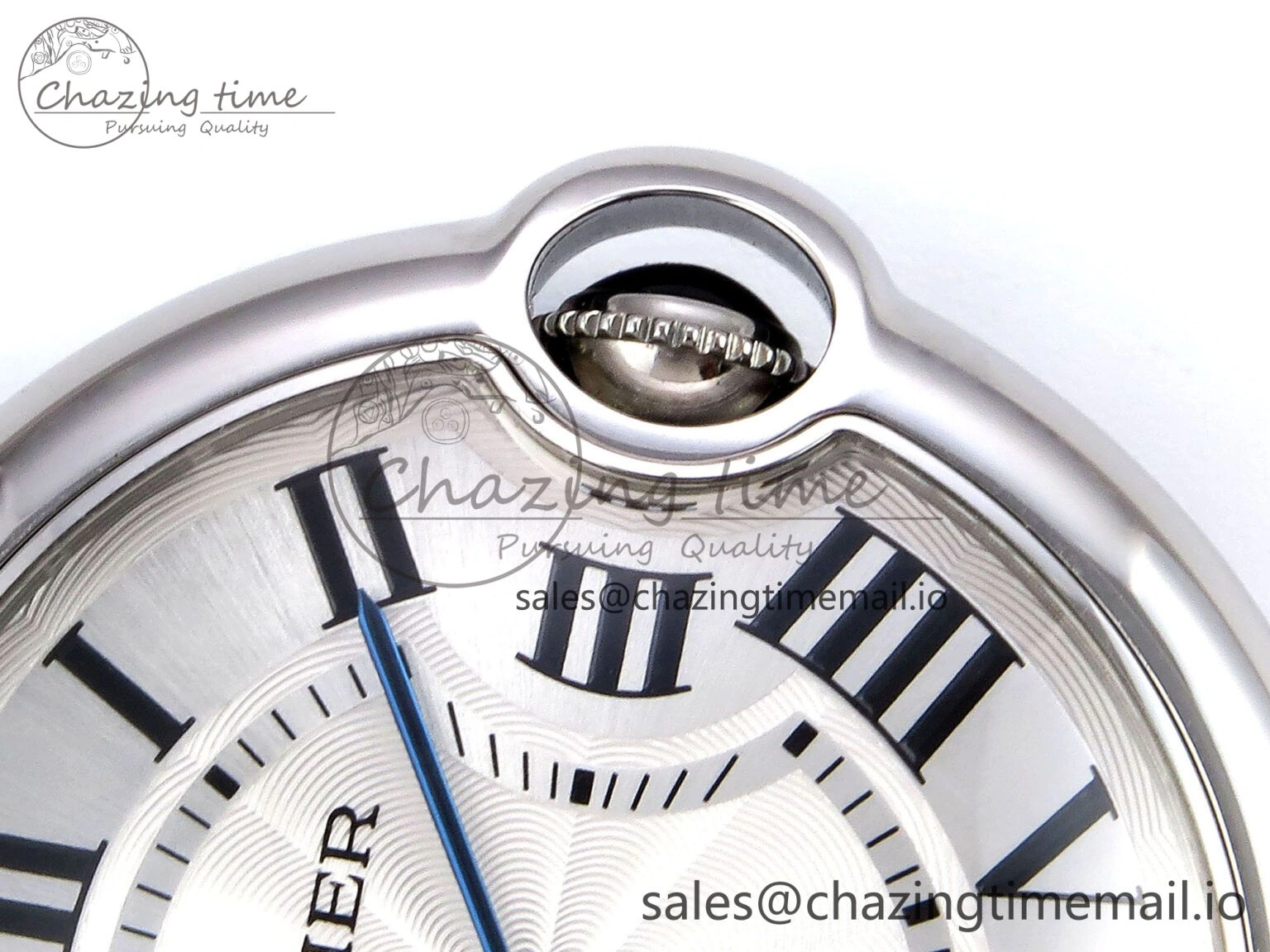 QuickDry Ballon Bleu 36mm V6F 1:1 Best Edition White Dial on SS Bracelet A 5913
