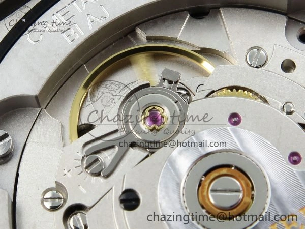 Ballon Bleu 40mm SS CHF 1:1 Best Edition Blue Texture Dial on SS Bracelet A Soft 6049