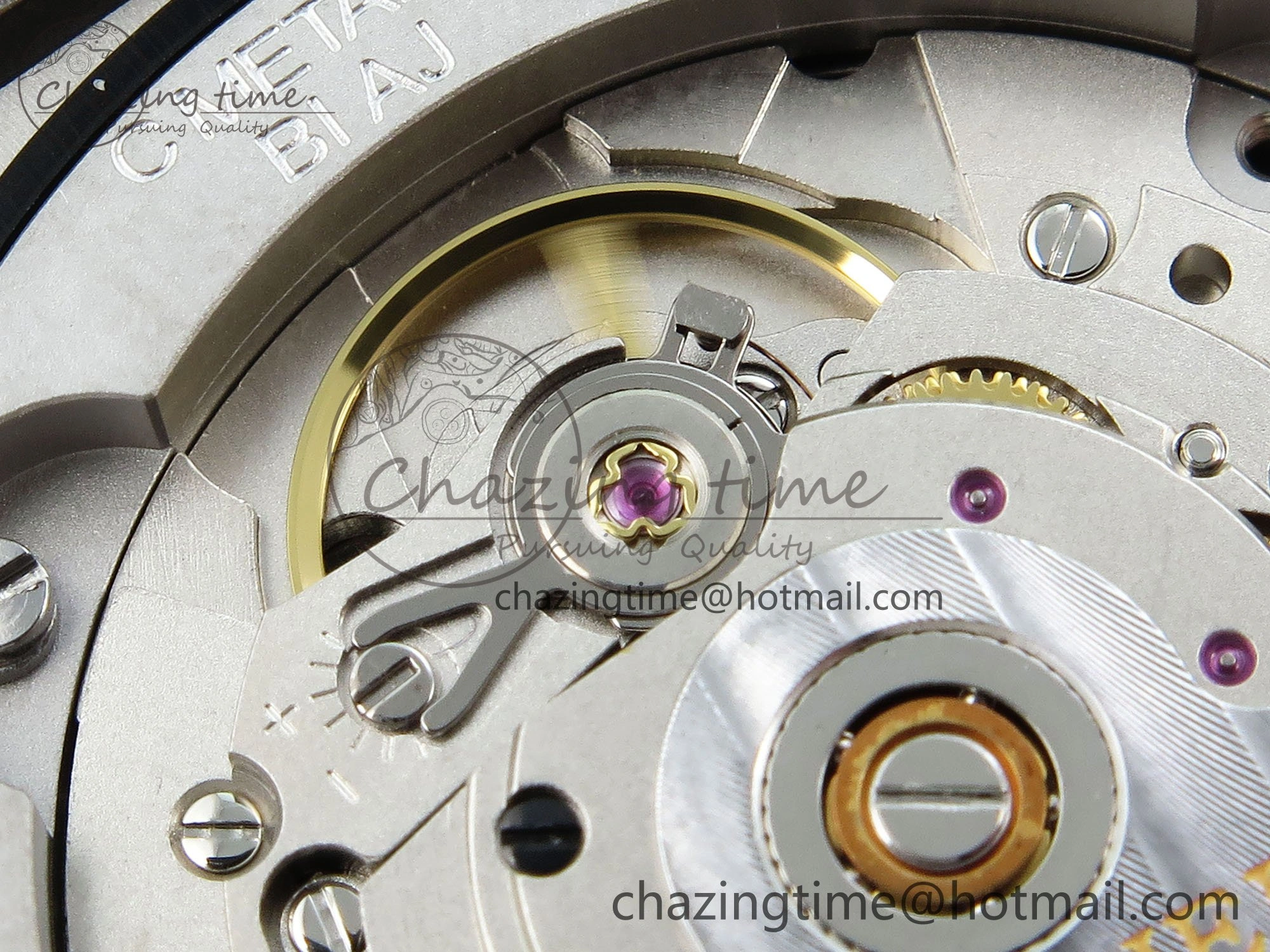 Casual Ballon Bleu 40mm SS CHF 1:1 Best Edition Grey Texture Dial on SS Bracelet A 6044