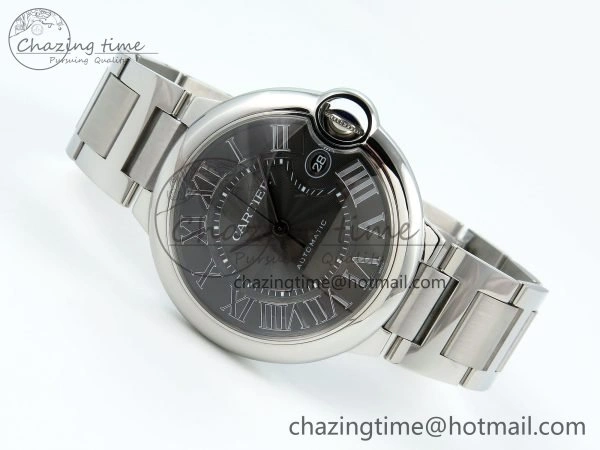 Casual Ballon Bleu 40mm SS CHF 1:1 Best Edition Grey Texture Dial on SS Bracelet A 6044