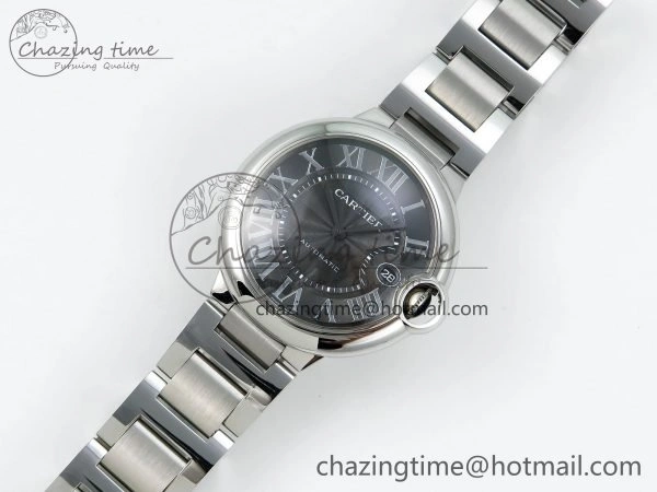 Casual Ballon Bleu 40mm SS CHF 1:1 Best Edition Grey Texture Dial on SS Bracelet A 6044