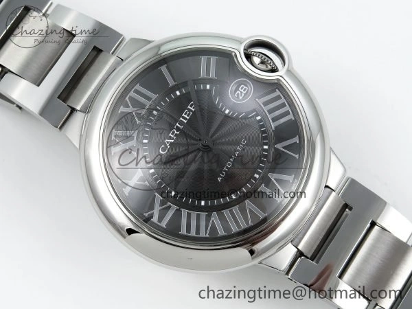 Casual Ballon Bleu 40mm SS CHF 1:1 Best Edition Grey Texture Dial on SS Bracelet A 6044
