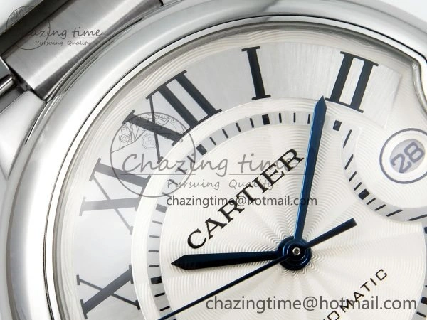 Ballon Bleu 40mm SS CHF 1:1 Best Edition White Texture Dial on SS Bracelet A WeatherProof 6043