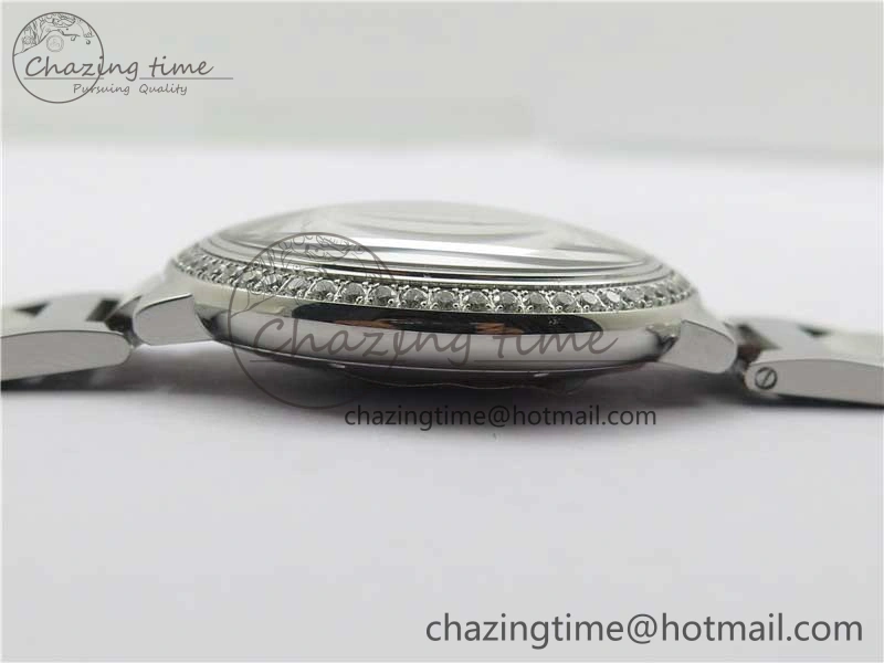 FlexibleFit Ballon Bleu 42mm Crystal Bezel SS V6F 1:1 Best Edition White Texture Dial on SS Bracelet A 10339