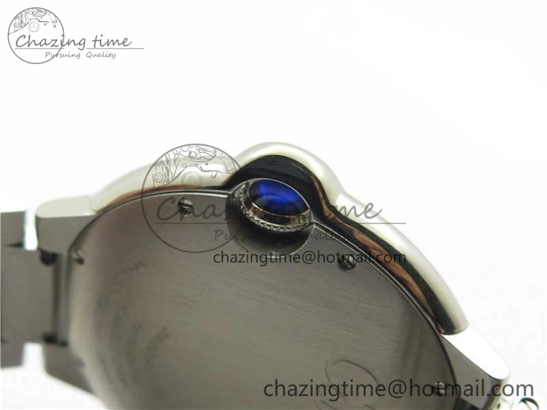 FlexibleFit Ballon Bleu 42mm Crystal Bezel SS V6F 1:1 Best Edition White Texture Dial on SS Bracelet A 10339