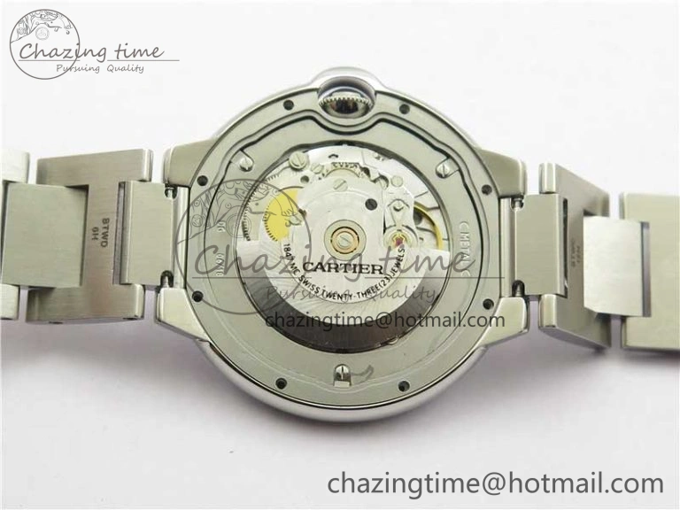 FlexibleFit Ballon Bleu 42mm Crystal Bezel SS V6F 1:1 Best Edition White Texture Dial on SS Bracelet A 10339