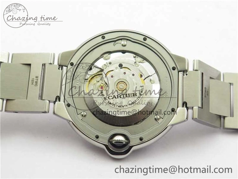 FlexibleFit Ballon Bleu 42mm Crystal Bezel SS V6F 1:1 Best Edition White Texture Dial on SS Bracelet A 10339