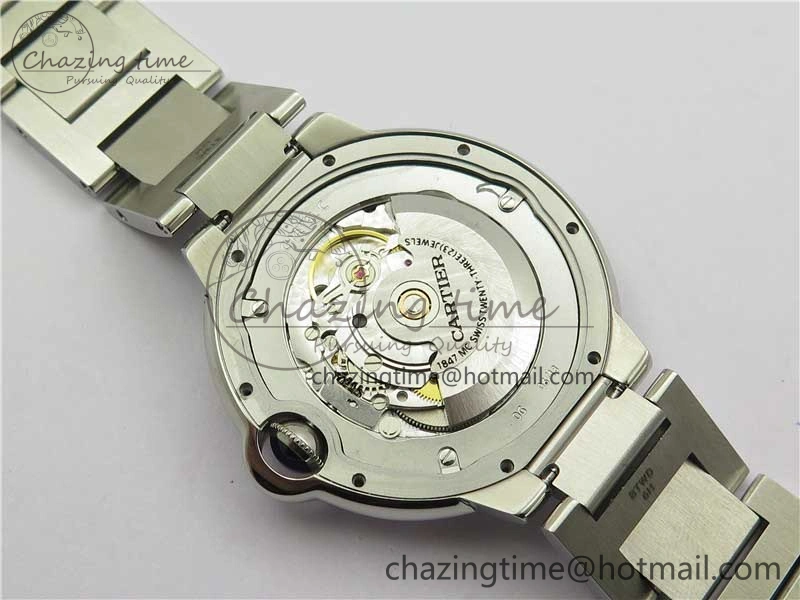 FlexibleFit Ballon Bleu 42mm Crystal Bezel SS V6F 1:1 Best Edition White Texture Dial on SS Bracelet A 10339