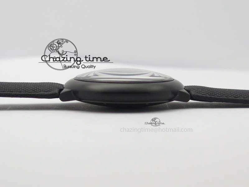 Ballon Bleu 42mm DLC Best Edition Black Dial On Black Nylon Strap A Timeless 6304