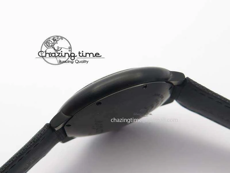 Ballon Bleu 42mm DLC Best Edition Black Dial On Black Nylon Strap A Timeless 6304