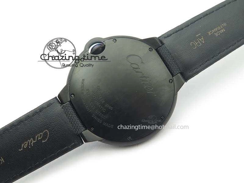 Ballon Bleu 42mm DLC Best Edition Black Dial On Black Nylon Strap A Timeless 6304