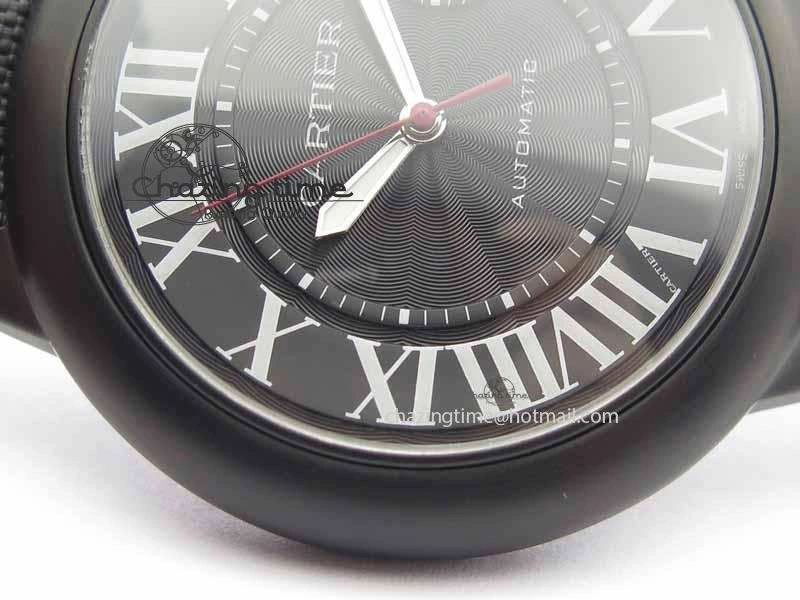 Ballon Bleu 42mm DLC JF Best Edition Black Dial On Black Nylon Strap Miyota UrbanChic 6295
