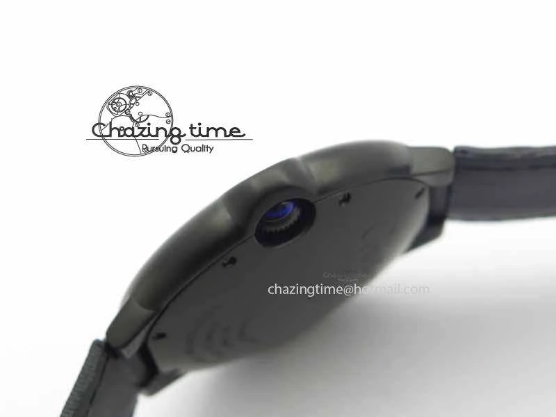 Ballon Bleu 42mm DLC JF Best Edition Black Dial On Black Nylon Strap Miyota UrbanChic 6295