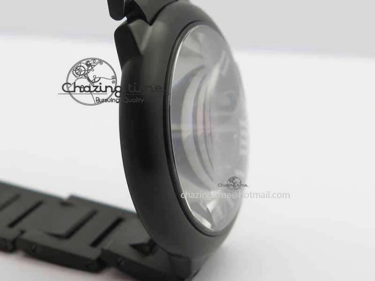Breathable Ballon Bleu 42mm DLC JF Best Edition Black Dial On DLC Bracelet Miyota 6294