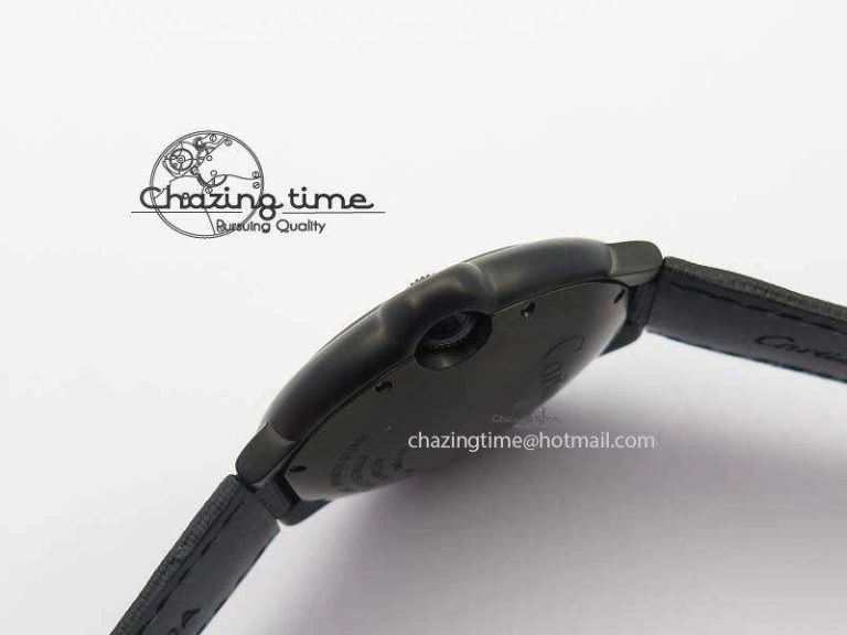 Functional Ballon Bleu 42mm DLC V6F Best Edition Black Dial On Black Nylon Strap A 6302