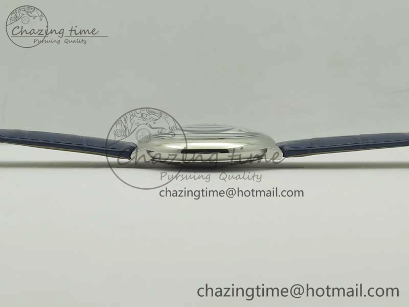 Ballon Bleu 42mm SS AF 1:1 Best Edition Blue Texture Dial on Blue Crocodile Strap A UrbanStyle 6204