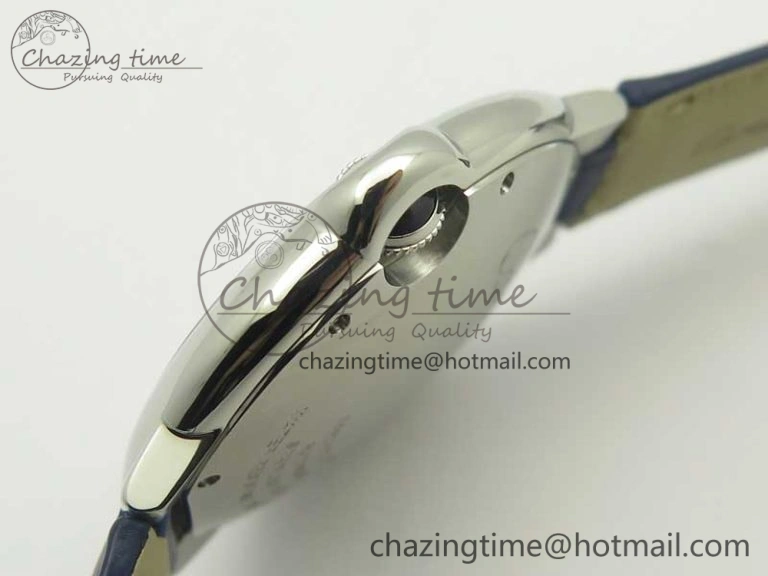 Ballon Bleu 42mm SS AF 1:1 Best Edition Blue Texture Dial on Blue Crocodile Strap A UrbanStyle 6204