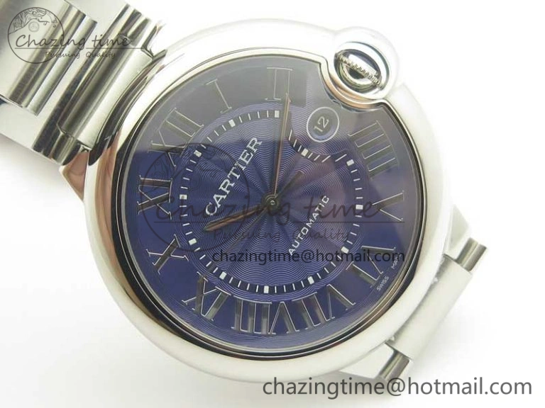 GoodFit Ballon Bleu 42mm SS AF 1:1 Best Edition Blue Texture Dial on SS Bracelet A 6192