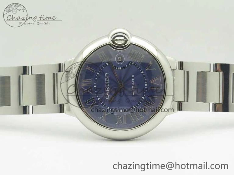 GoodFit Ballon Bleu 42mm SS AF 1:1 Best Edition Blue Texture Dial on SS Bracelet A 6192