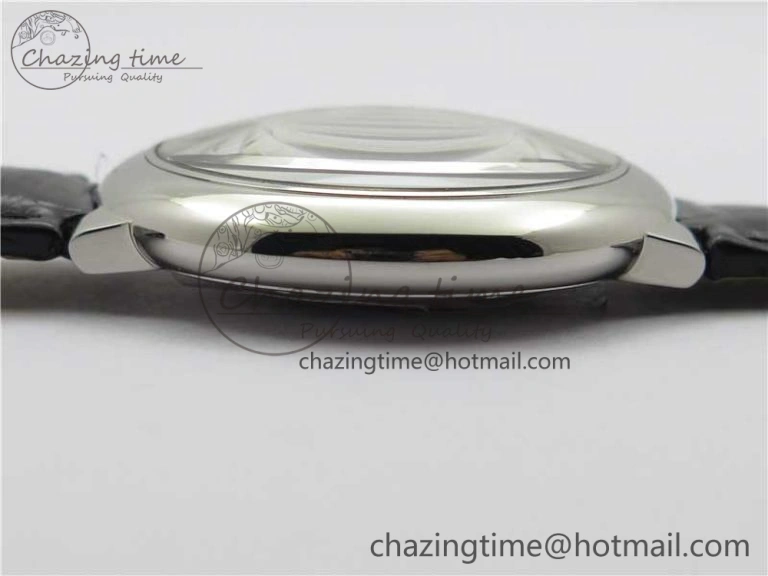 EasyMatch Ballon Bleu 42mm SS AF 1:1 Best Edition White Texture Dial on Black Croco Strap A 6088